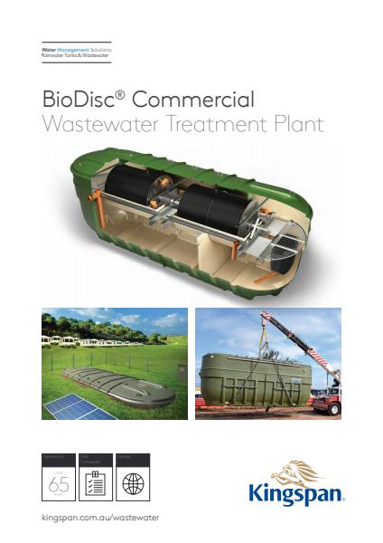 Kingspan BioDisc Wastewater Treatment System Brochure 2021