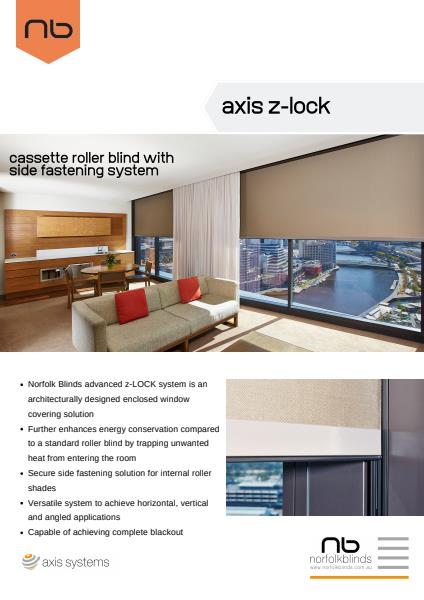 Axis Z Lock Specification Sheet 