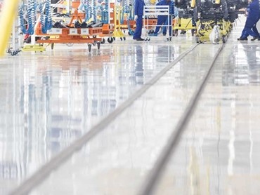 Flowcrete flooring systems at Iveco manufacturing facility in South Africa