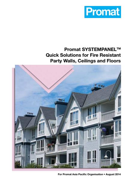 Promat Systempanel brochure
