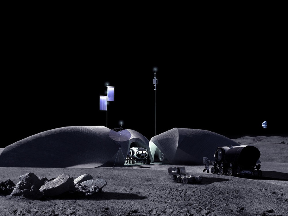 La firma de arquitectura espacial lanza diseños para el puesto lunar de la NASA