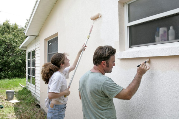 Exterior painting wall painting ideas interior DIY project inspiration colours prices costs
