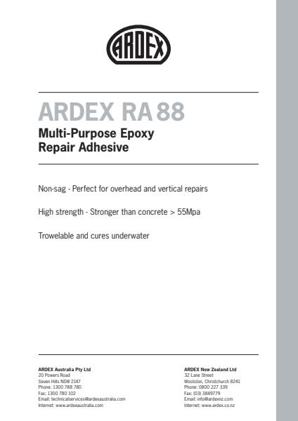 ARDEX RA 88- Multi-Purpose Epoxy Repair Adhesive