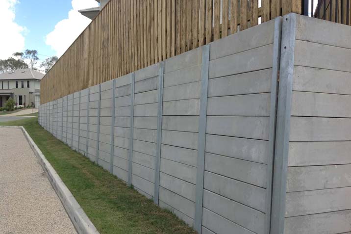 pioneer concrete sleeper products fence privacy