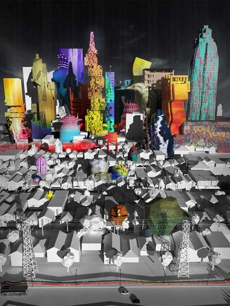 Anthony Ip &lsquo;The Glitched Abstractions of Architecture&rsquo; Anne Butler Prize Winning Project Semester 2 2015
