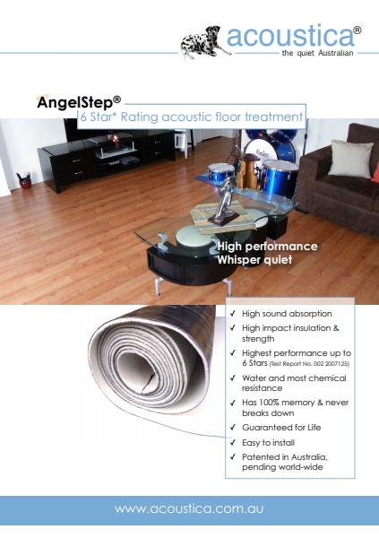 AngelStep Acoustic Floor Treatments