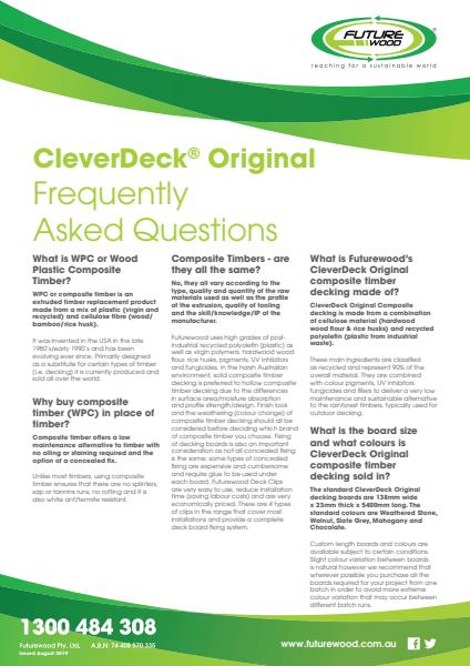 CleverDeck Original FAQ
