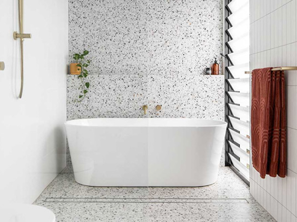 small bathtub for narrow bathroom white modern style