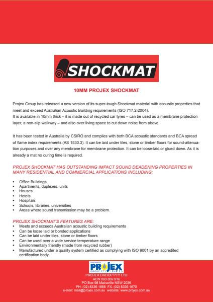10mm Projex Shockmat