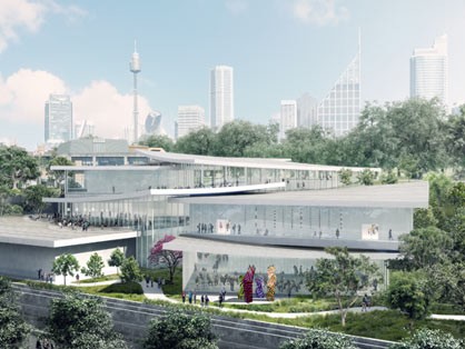 Designs for the Sydney Modern Project, which Architectus will be undertaking in collaboration with Pritzker-winning Japanese firm, SANAA. Image: Art Gallery of NSW
