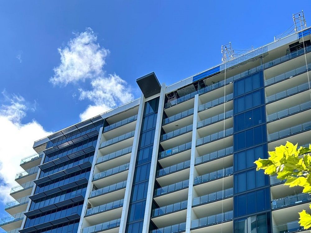 ALPOLIC NC/A1 cladding on the Canberra apartments