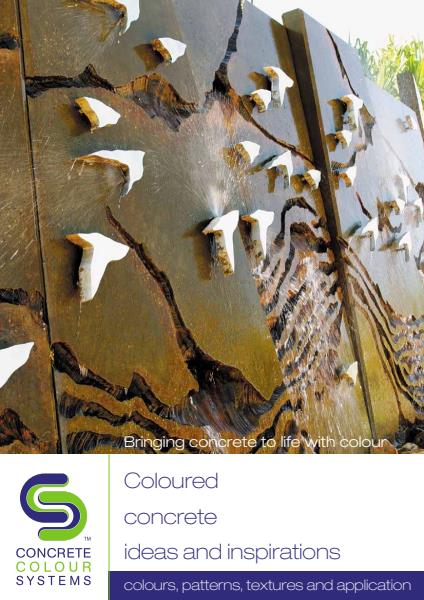 CCS Colour Through Concrete for commercial projects brochure