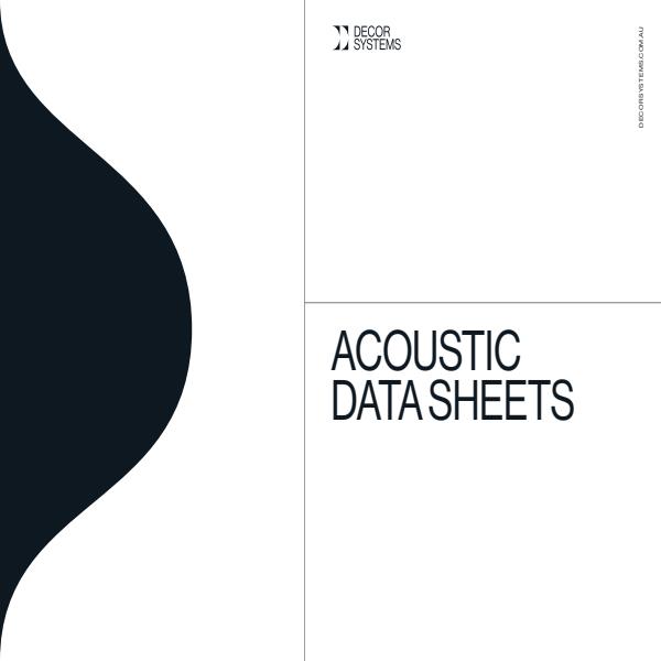 DecorSlat Acoustic Data Sheet