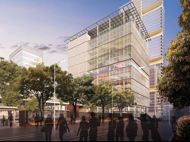 New high schools or major rebuilds will include new &#39;vertical&#39; schools such as Arthur Philip High School at Parramatta. &nbsp;Image: NSW Department of Education
