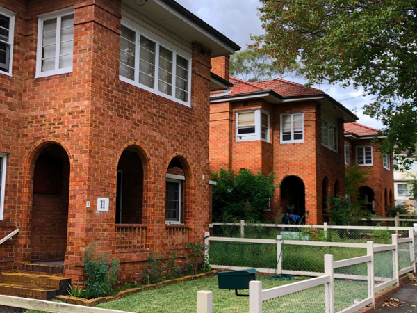 One of a few examples of Dutch influenced social housing in Australia, where modesty provides more houses, with better amenity than the larger house and garden on four sides.