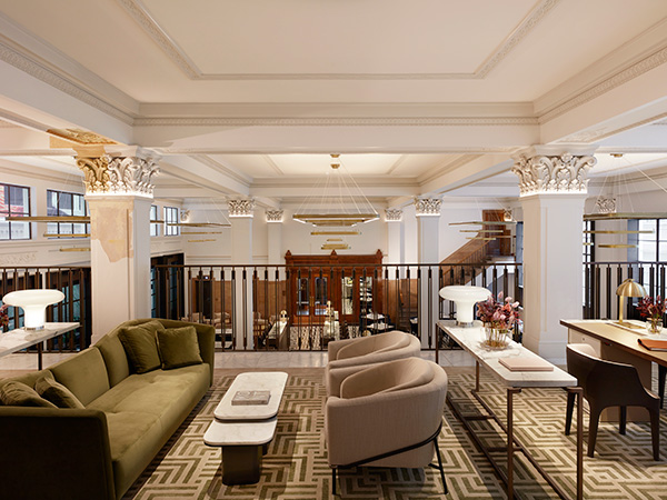 Hilton Melbourne Bates Smart Lounge Area