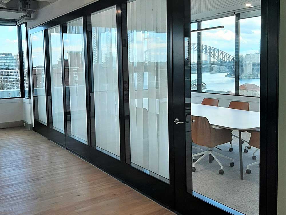 Konnect double glazed operable wall at the CPG office