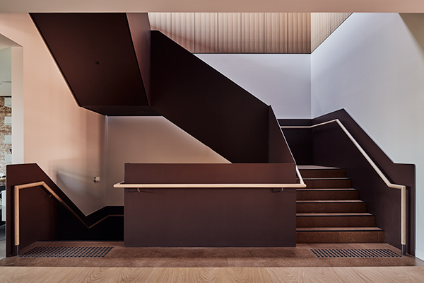 langdon coffee staircase