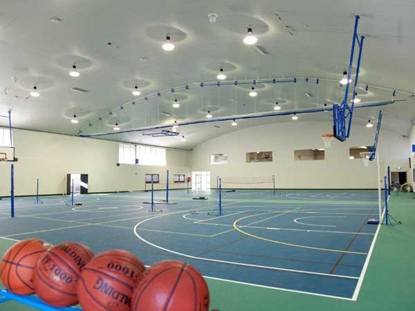 Indoor sports hall at Kings Christian College