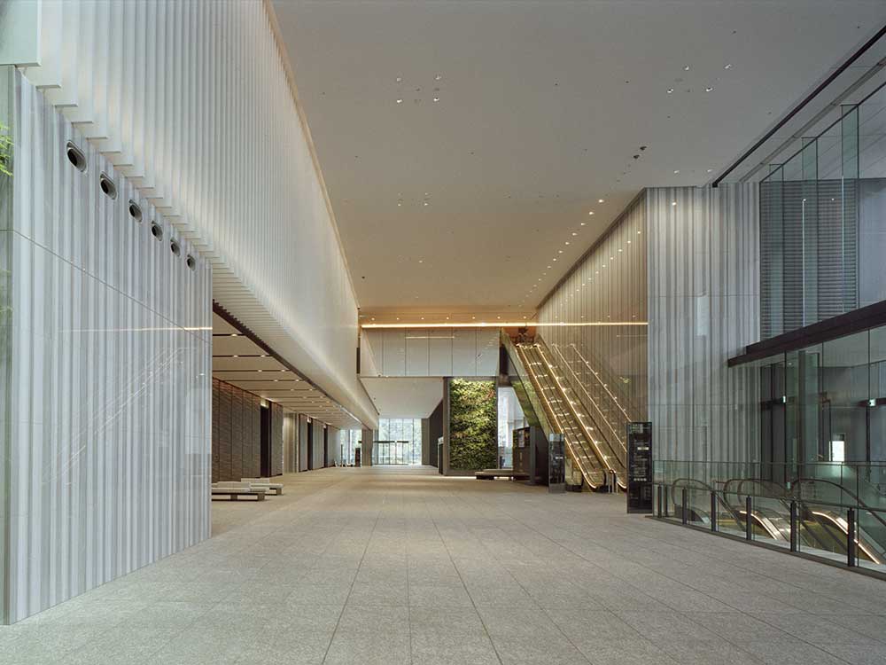 3M surface finishes at the Otemachi Park Building 