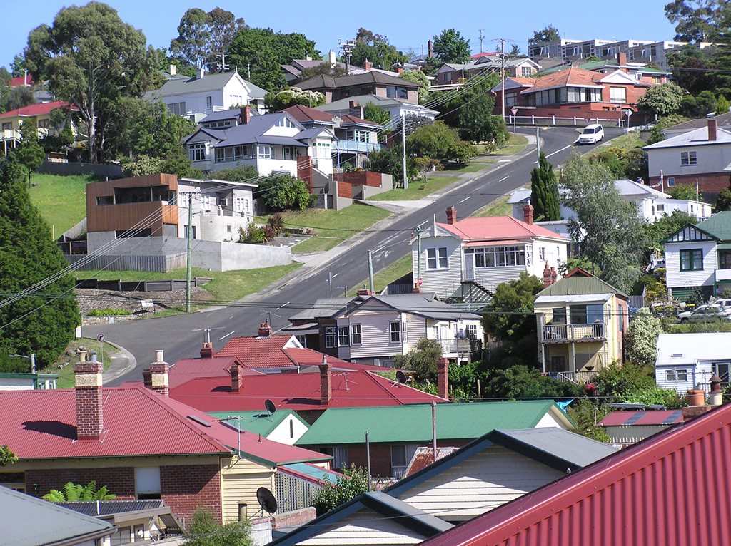 Mellifont Street West Hobart. Image: Wikimedia Commons
