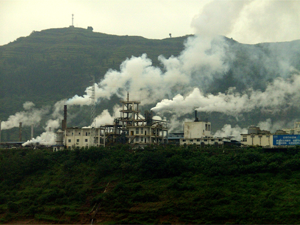 Chinese factory environmental impact
