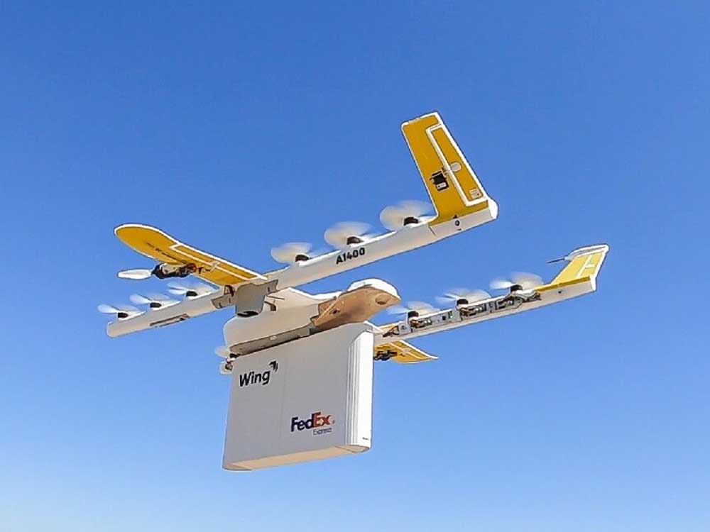 Wing's drone delivery