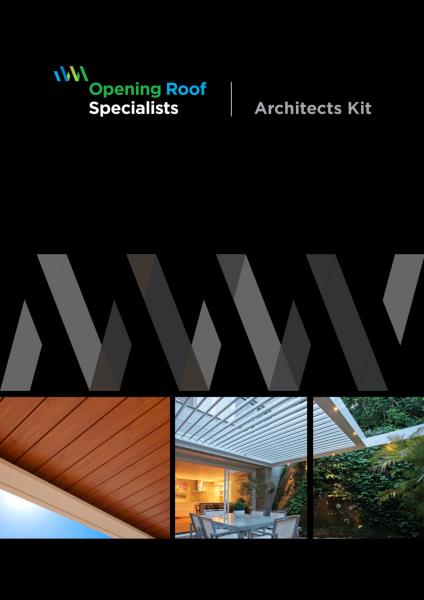 Opening Louvre Roof Systems Architects Kit