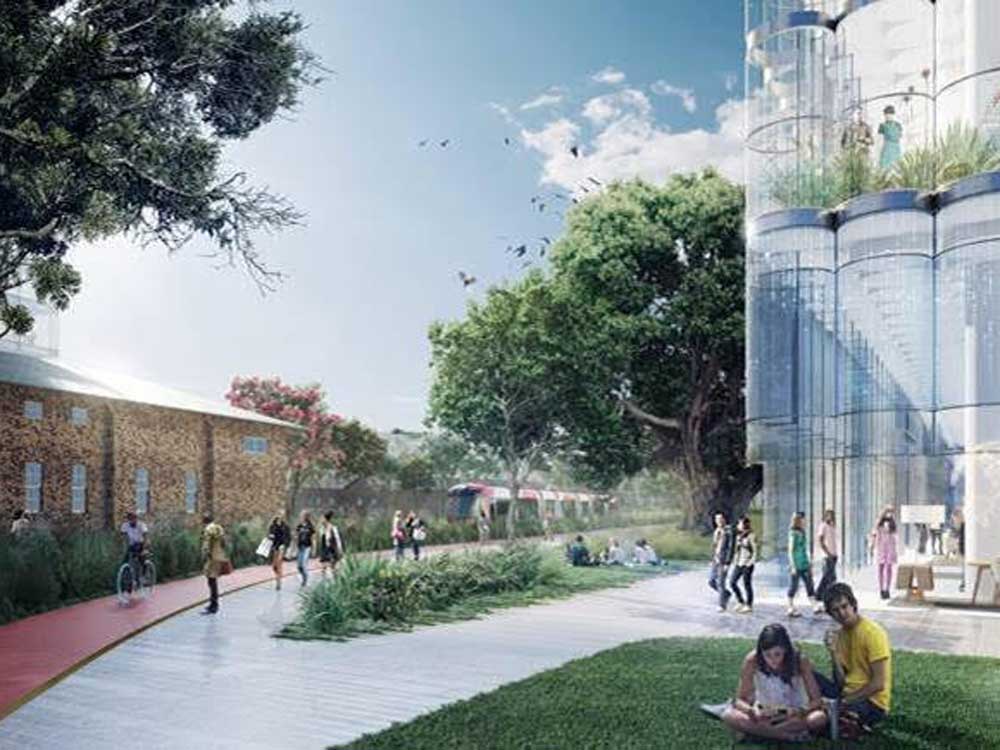 An artist's impression of the Parramatta/Westmead campus 