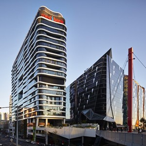 Contorting 720 Bourke Street Melbourne adds to Docklands skyline