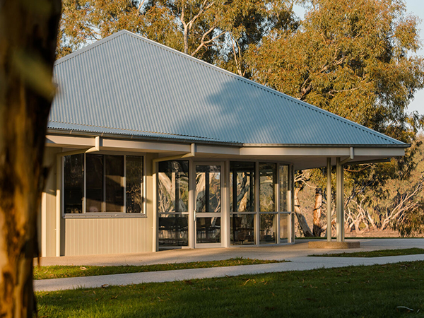 Our inspiration for the roof came from expansive farmhouses seen from a distance on rural roads throughout the Urana region and largely designed by notable Corowa Architect A.C. Macknight.