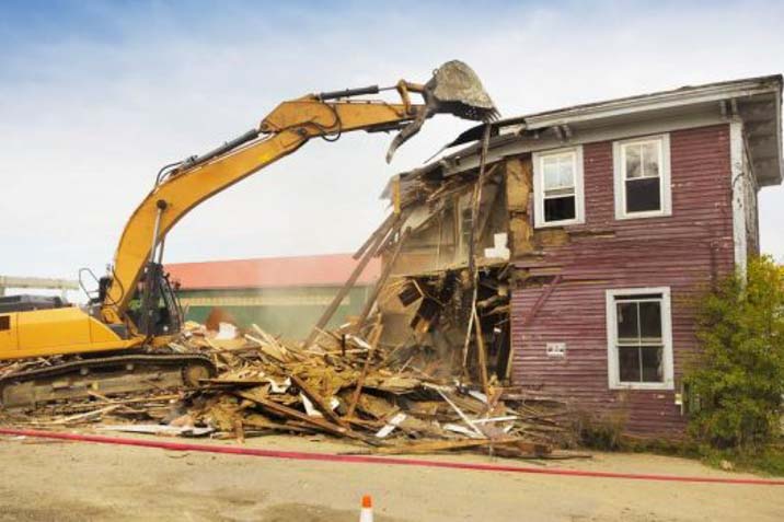 demolition demolish equipment destruction house