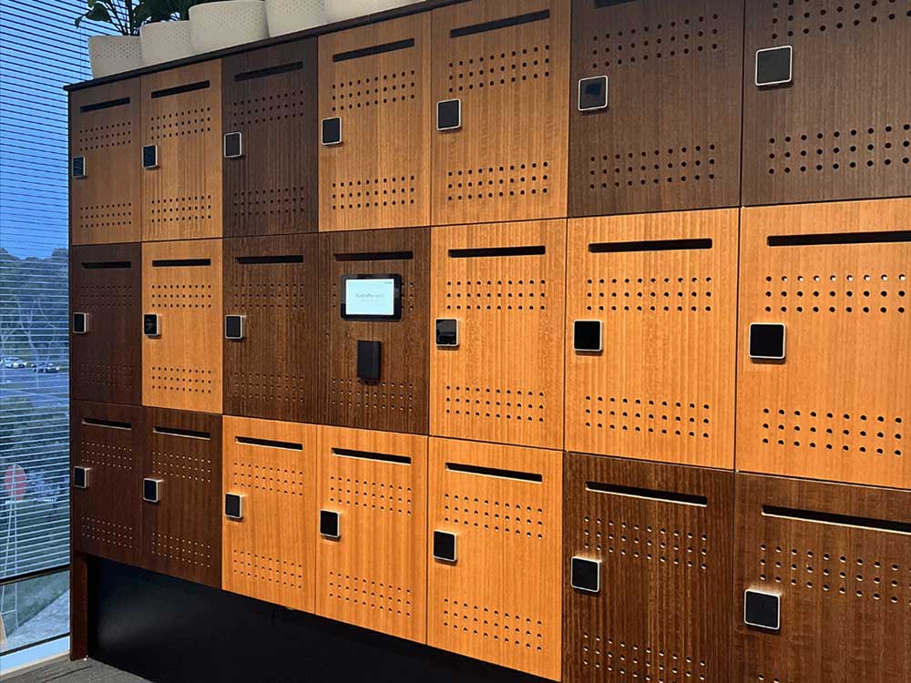 Yellowbox's smart locker lock system 