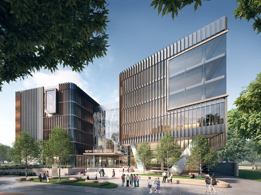 Adelaide CBD High School will be the state&rsquo;s first &ldquo;vertical school&rdquo; and, like we&rsquo;re seeing in NSW and Victoria, is a response to space restrictions in our in our CBDs caused by a growing population and increased rates of urbanisation. Image: Supplied&nbsp;
