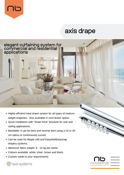 Axis Drape Specification Sheet