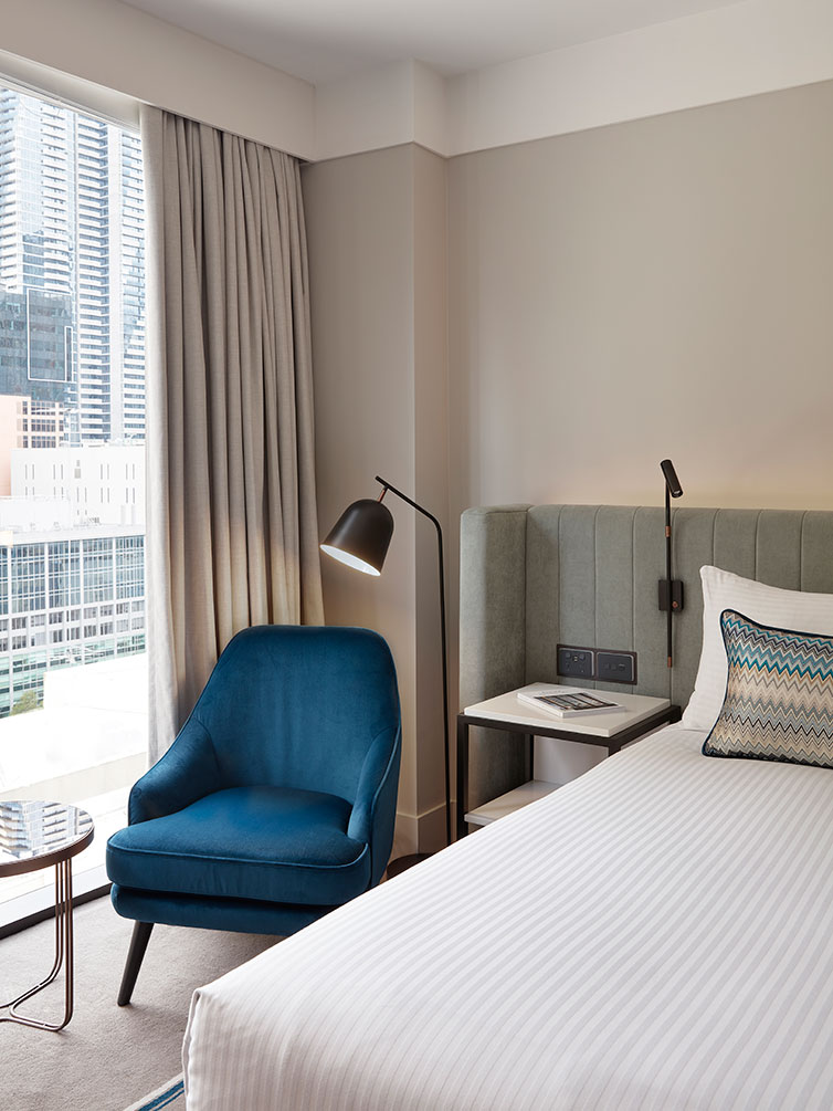 Hilton Melbourne Bates Smart Hotel Room