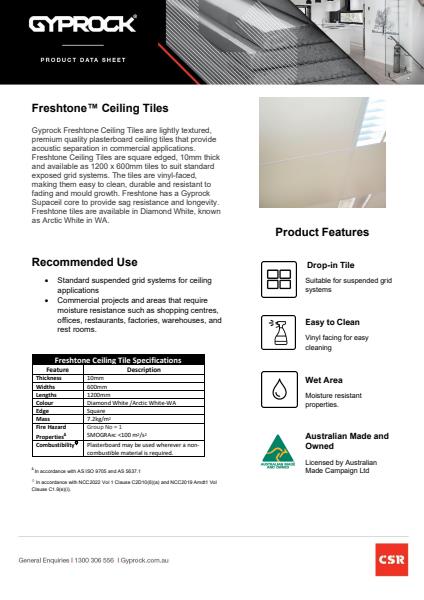 Freshtone Product Data Sheet