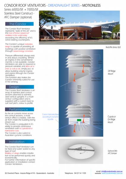 Condor Roof Ventilators Dreadnaught Series