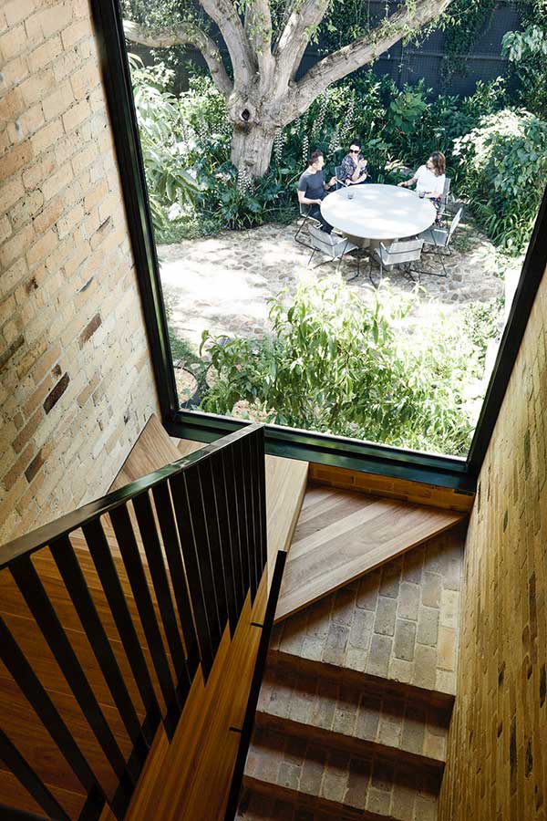garden house staircase