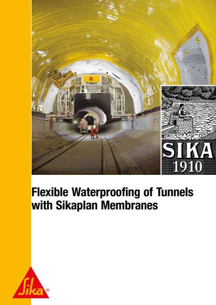 Flexible Waterproofing of Tunnels - Sikaplan