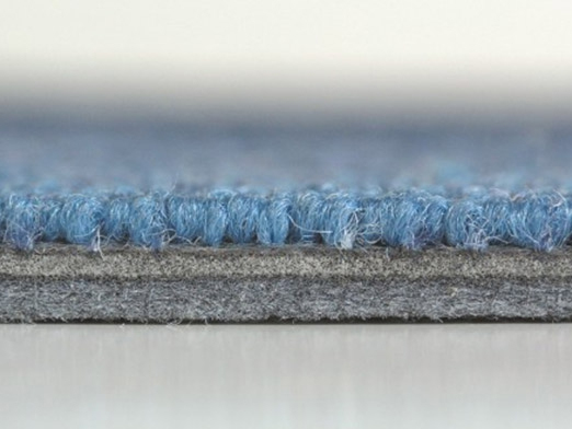 Detailed product image of Above left&#39;s recyclable carpet tile
