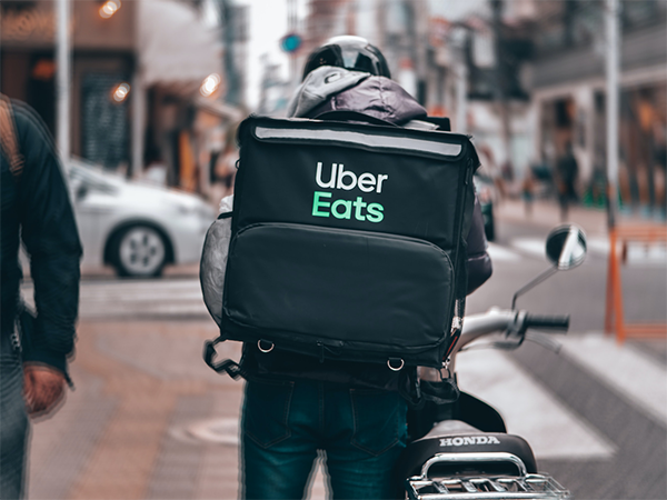 Food delivery services like Uber Eats and Deliveroo