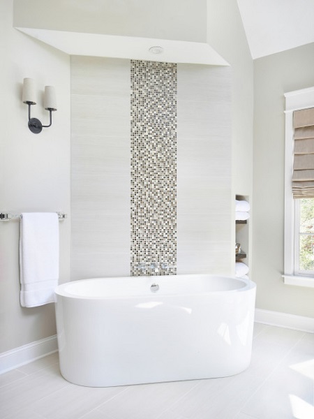 Bathroom Feature Wall: 8 Tiles & Ideas For An Accent Wall In Your Bathroom  | Architecture & Design