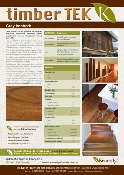 Grey Ironbark - TimberTek Brochure