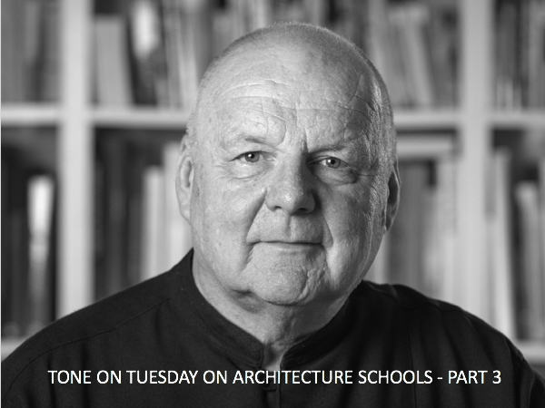 Tone on Tuesday: Architecture schools Part 3 / Design studio curriculum
