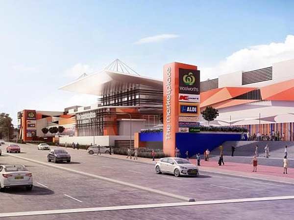 The new retail centre in Auburn NSW
