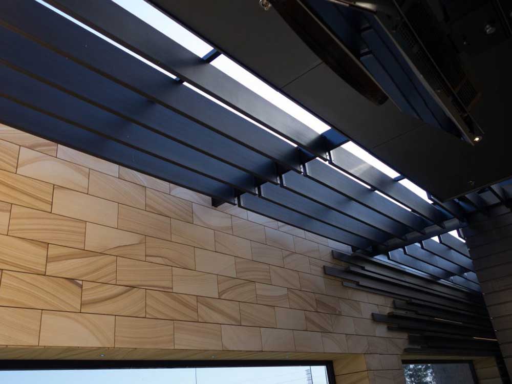 Innowood louvres at the Penrith Panthers Club