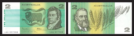 The colours were a crucial starting point for Andrews, who saw the existing as insipid and drab and Australia would be better represented with something stronger and brighter. Andrews thought the US ‘greenback’ were unimpressive and looked to the newer designs of Europe, all the while with an eye on what would be boldly, uniquely Australian.