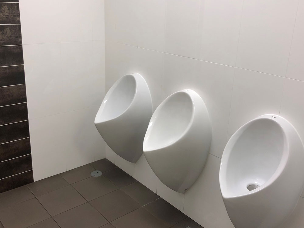 Uridan waterless urinals 