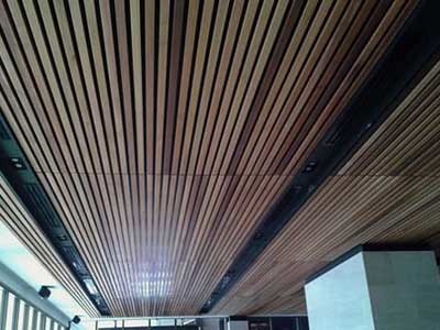 Ultraflex’s external timber batten panels in the alfresco application at the club
